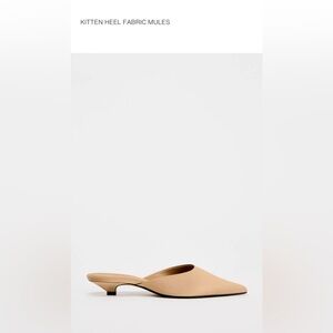 Zara Kitten Heel Mules